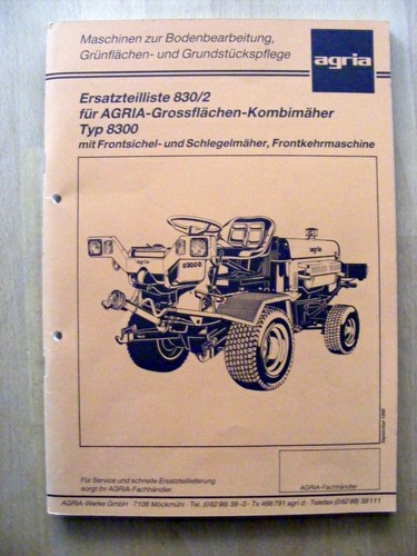 Agria 8300 grossflächenmäher - agria,